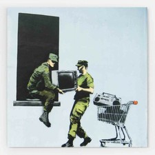 Banksy leinwandbilder wandbild gebraucht kaufen  Köln