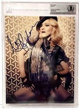 Madonna authentic signed for sale  Houston