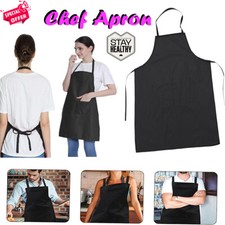 Black chef apron for sale  LUTON