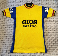 Camisa de lã acrílica vintage GIOS TORINO equipe de ciclismo anos 70 tamanho 4 FRETE GRÁTIS comprar usado  Enviando para Brazil