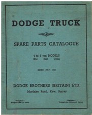 Dodge type 80c for sale  WORKSOP