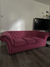 Pink love seat for sale  LONDON