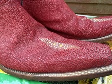 Bota Western Masculina Genuína (Original) Stingray Biqueira de Pedra Única - VERMELHA RARA  comprar usado  Enviando para Brazil