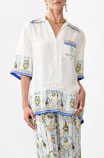 Camisa CAMILLA Oversized Coleção Lótus Branca Tamanho XL/XXL Vênus na Vespa, usado comprar usado  Enviando para Brazil