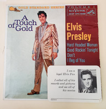 Elvis Presley A TOUCH OF GOLD (ROCK N ROLL EP 45) RCA EPA 5088 PLAYS VG+ TO VG++, usado comprar usado  Enviando para Brazil