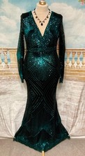 Gatsby dress green for sale  BRISTOL