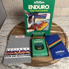 Atari 2600 Enduro Completo na Caixa 1983 Activision Racing Completo! comprar usado  Enviando para Brazil