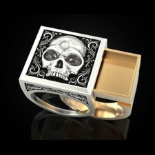 Skull biker herren gebraucht kaufen  Altendorf