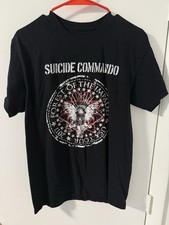 Camisa masculina SUICIDE COMMANDO Forest Of The Empaled 2017 Tour média preta EDM Band, usado comprar usado  Enviando para Brazil