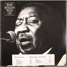 Muddy "Mississippi" Waters Live LP Blue Sky JZ 35712 WLP 1979 Has booklet comprar usado  Enviando para Brazil