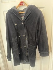 Vtg hooded suede for sale  Midland