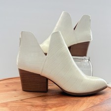 Ivory ankle boots for sale  Kissimmee