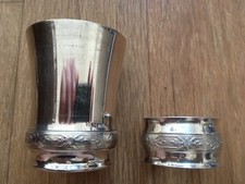 Ancien gobelet verre d'occasion  Paris XVII