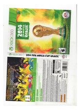 Copa do Mundo FIFA 2014 Brasil Xbox 360 SOMENTE ARTE Autêntica SEM RASTREAMENTO comprar usado  Enviando para Brazil