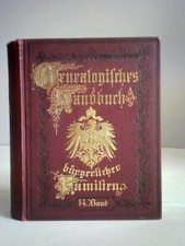 Deutsches geschlechterbuch 14 gebraucht kaufen  Eicklingen