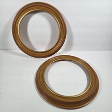 LOTE 2 PORTA-PLACAS COLECIONÁVEIS DE MADEIRA SINTÉTICA acabamento dourado 11" moldura redonda 8" revelação comprar usado LOTE 2 PORTA-PLACAS COLECIONÁVEIS DE MADEIRA SINTÉTICA acabamento dourado 11" moldura redonda 8" revelação comprar usado  Enviando para Brazil