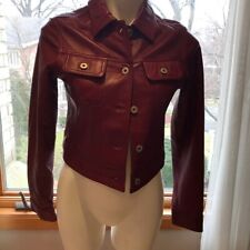 Nwot red leather for sale  USA
