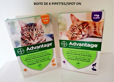 ADVANTAGE¹ Chat 40/ 80 anti puce flea treatment 1 a 8 kg EXCLUSIF 6 SPOT ON comprar usado  Enviando para Brazil