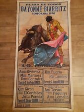 Affiche corrida tauromachie d'occasion  Saint-Malo