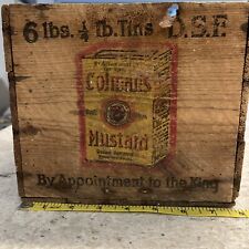 colmans mustard box for sale  POOLE