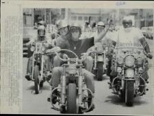 1968 Press Photo Wiley Mercer, Bride & Charles Terry Lead Moto Wedding Party, FL comprar usado  Enviando para Brazil