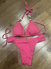 Pink triangle bikini for sale  FELTHAM