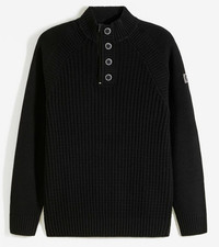 Stehkragen pullover schwarz gebraucht kaufen  Deutschland