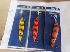 3 iscas de tigre vintage cardadas Abu Garcia pesca salmão sueco 28g 18g, usado comprar usado  Enviando para Brazil