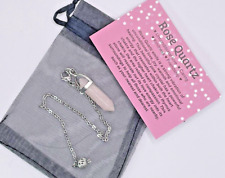 Rose quartz crystal for sale  MANCHESTER