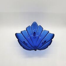 Blue glass leaf for sale  Beachwood