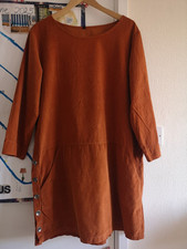 Orange corduroy dress for sale  LONDON