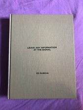Ruscha leave information for sale  LONDON
