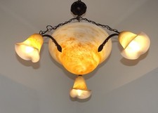 Lustre verre art d'occasion  Plœuc-sur-Lié