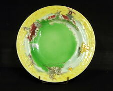 Assiette barbotine majolica d'occasion  Gerbéviller
