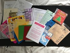 Bundle stencils templates for sale  DARWEN