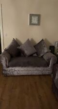 Crushed velvet silver for sale  STREET