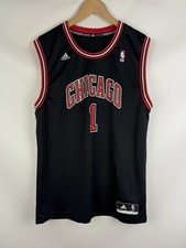 Camiseta regata Adidas Chicago Bulls #1 Derek Rose Jersey tamanho L 7565A comprar usado  Enviando para Brazil