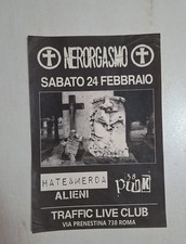 Nerorgasmo volantino concerto usato  Ugento