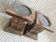 Pair rustic wooden for sale Pair rustic wooden for sale  COLNE