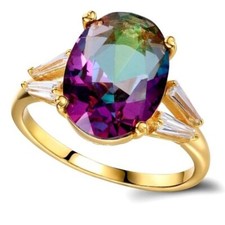 Anello topazio mistico usato  Casale Monferrato