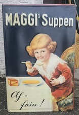 Blechschild maggi suppen gebraucht kaufen  Remseck am Neckar