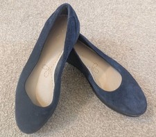Clarks blue suede for sale  WARRINGTON