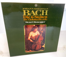 Usado, HENRI HONEGGER - BACH 6 SUITES FOR VIOLINCELLO SOLO - TELEFUNKEN 3 LP BOX SET NM comprar usado  Enviando para Brazil