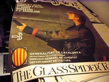 DAVID BOWIE ORIGINAL VERY LARGE POSTER TOUR BARCELONA 1987 SPAIN 51x35" comprar usado  Enviando para Brazil