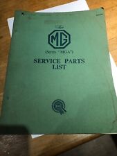 Mga service parts for sale  NEWBURY