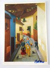 Fernando botero cartolina usato  Spedire a Italy