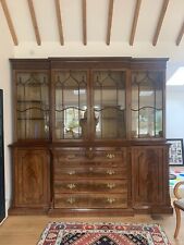 Walnut glass dresser for sale  BATH