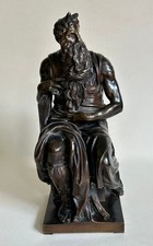 Skulptur bronze moses gebraucht kaufen  Hannover