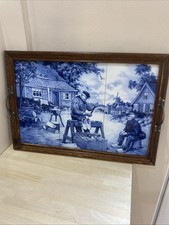 Large dutch delftware for sale  CORBY