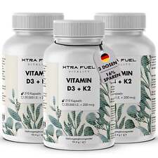 Witamina D3 K2 20000 j.m. + 200mcg (630 kapsułek) - 100% czyste i przetestowane (3 opakowania), używany na sprzedaż  Wysyłka do Poland